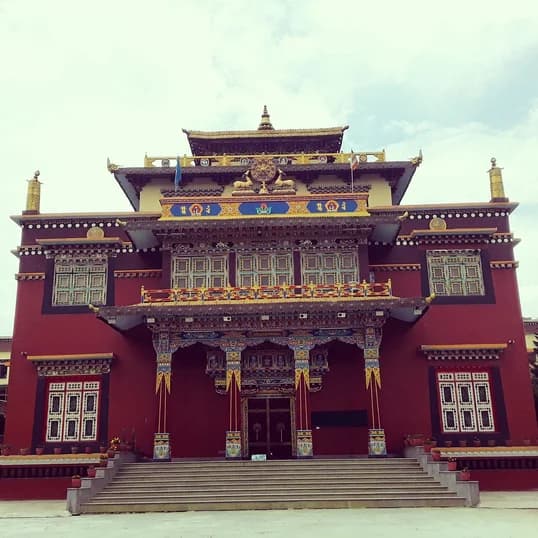 Consecrated thangka painting blessed by a qualified Tibetan lama before leaving the studio