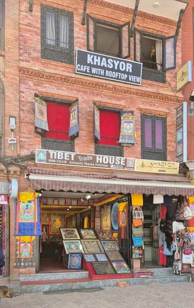 Traditional thangka painting workshop — preserving centuries-old Himalayan sacred Buddhist art